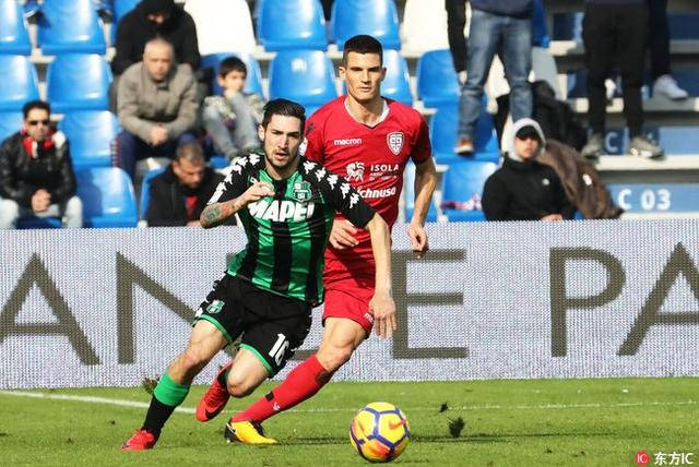 卡利亚里主场击败萨索洛,保持不败 卡利亚里主场击败萨索洛,保持不败